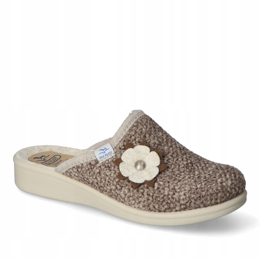 Pantofle Fly Flot 83W323F/6004 Taupe 42