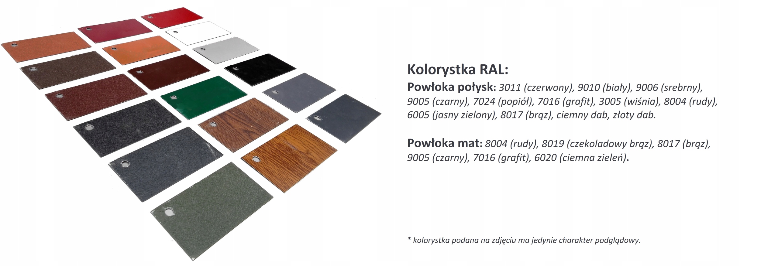 Parapet zewnętrzny blaszany RAL 8017 100/15cm Marka Świstak