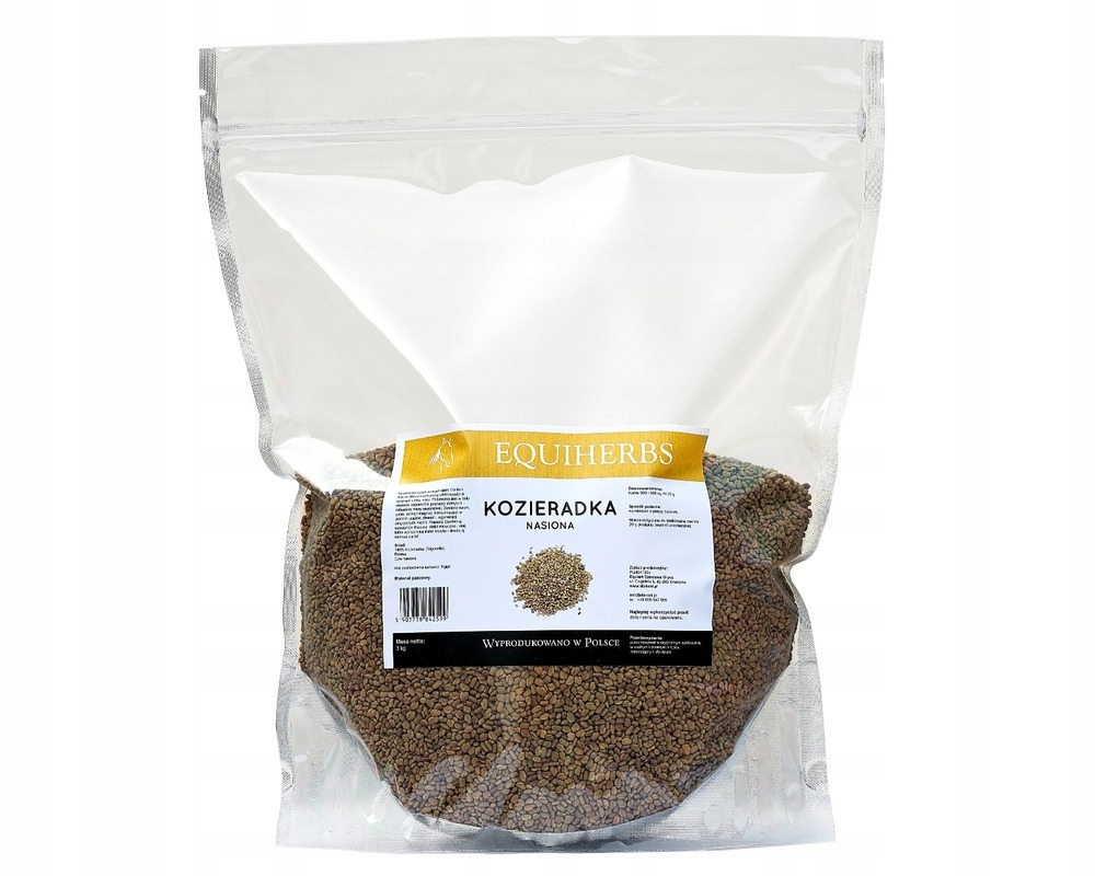 Kozieradka Equiherbs nasiona całe ziarno Doypack 1000g