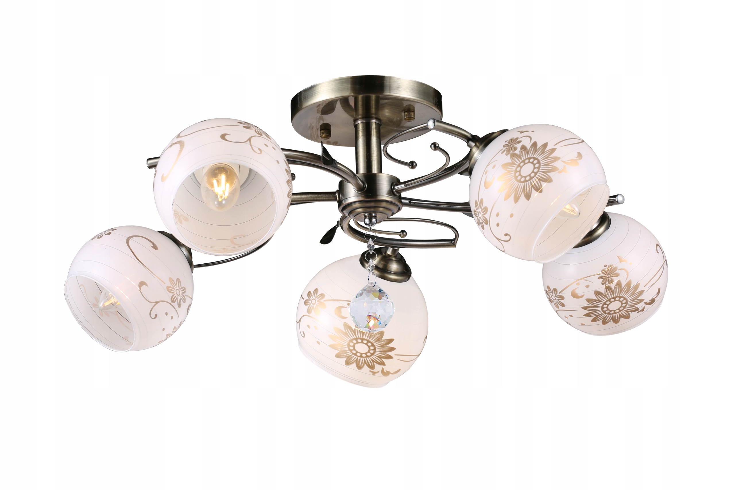 Żyrandol Plafon Led Patyna Lampa Led Sufitowa Oprawa