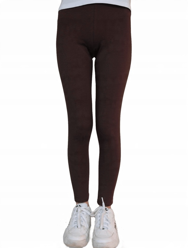 

Legginsy Getry Gładkie Klasyczne Brązowe r.116