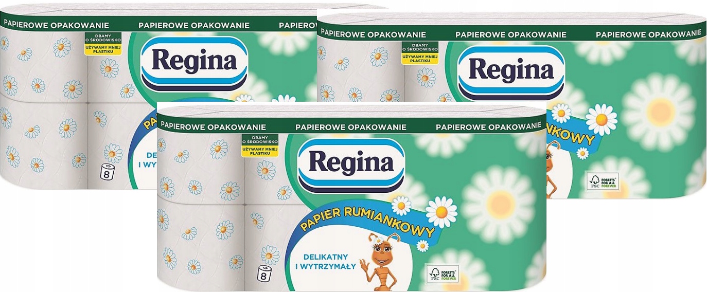 ZESTAW PAPIER REGINA RUMIANEK A8 X 3 OPAKOWANIA