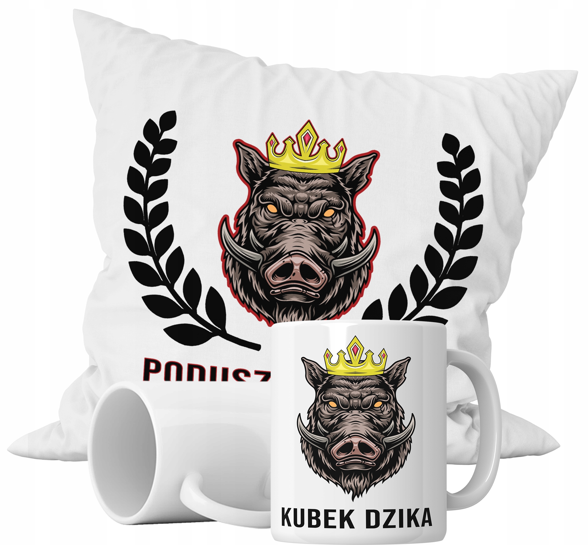 

Zestaw Kubek Poduszka Dzik Facet Imię