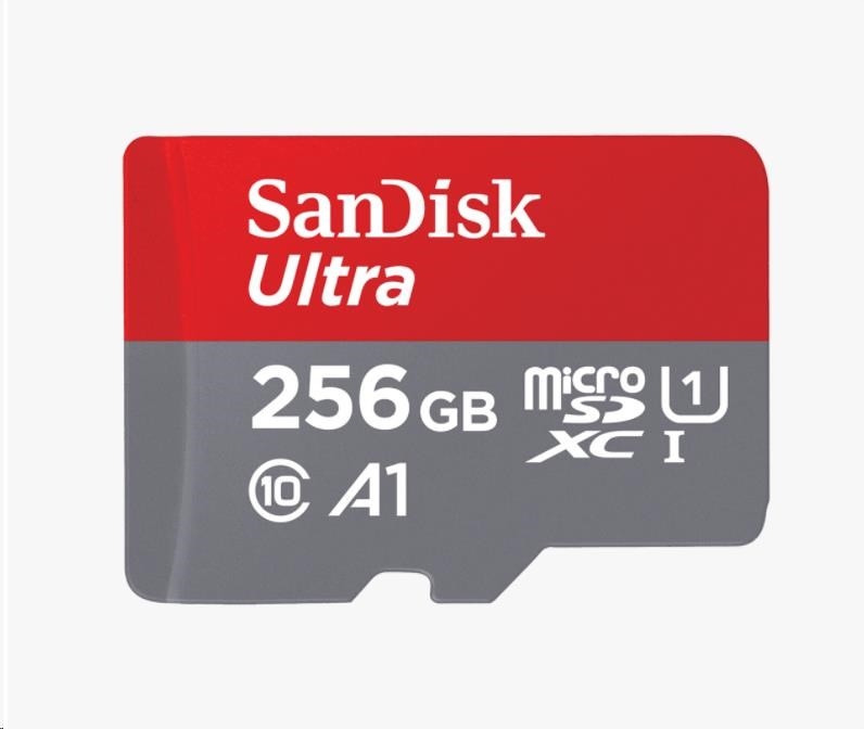 Karta SanDisk MicroSDXC 256 Gb Ultra (100 MB/s, Class 10, Android) +…