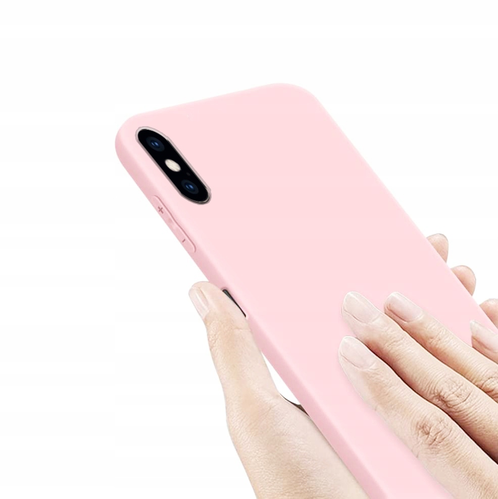 ETUI MATOWE SLIM do IPHONE X / XS CASE + SZKŁO Marka Inna