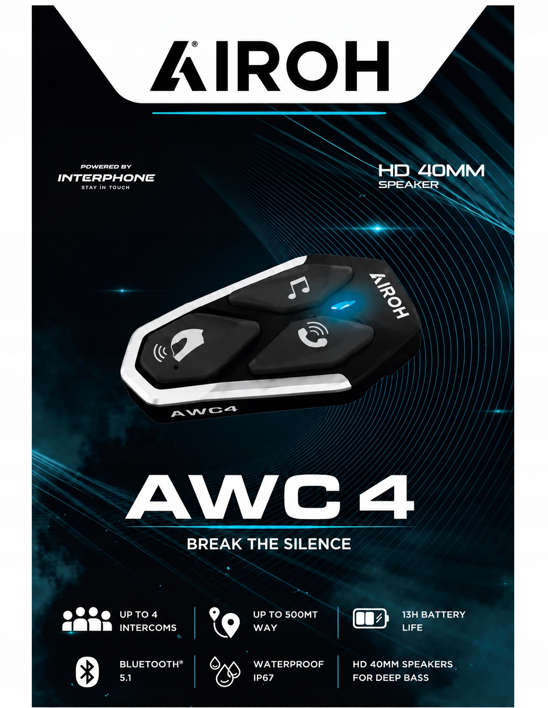 Interkom Airoh AWC4