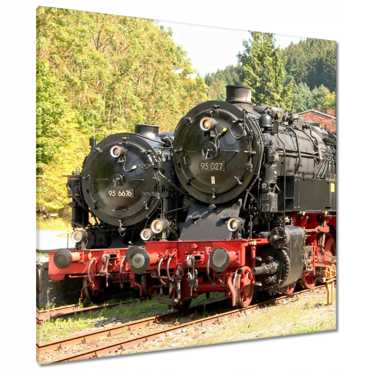 Obrazy 90x90 Parní lokomotiva