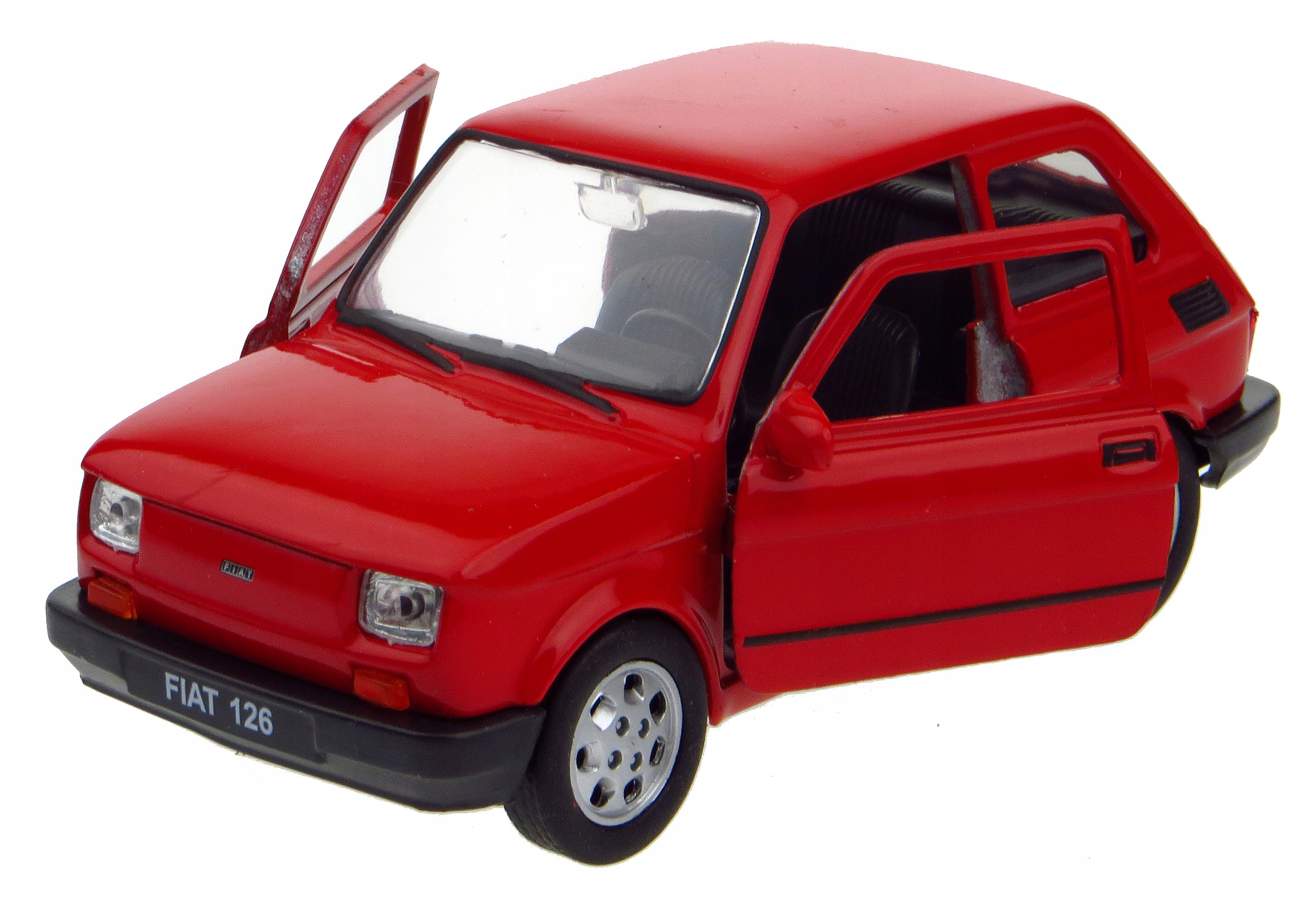 

Fiat 126 P Model Metalowy Welly 1:32/39 Czerwony