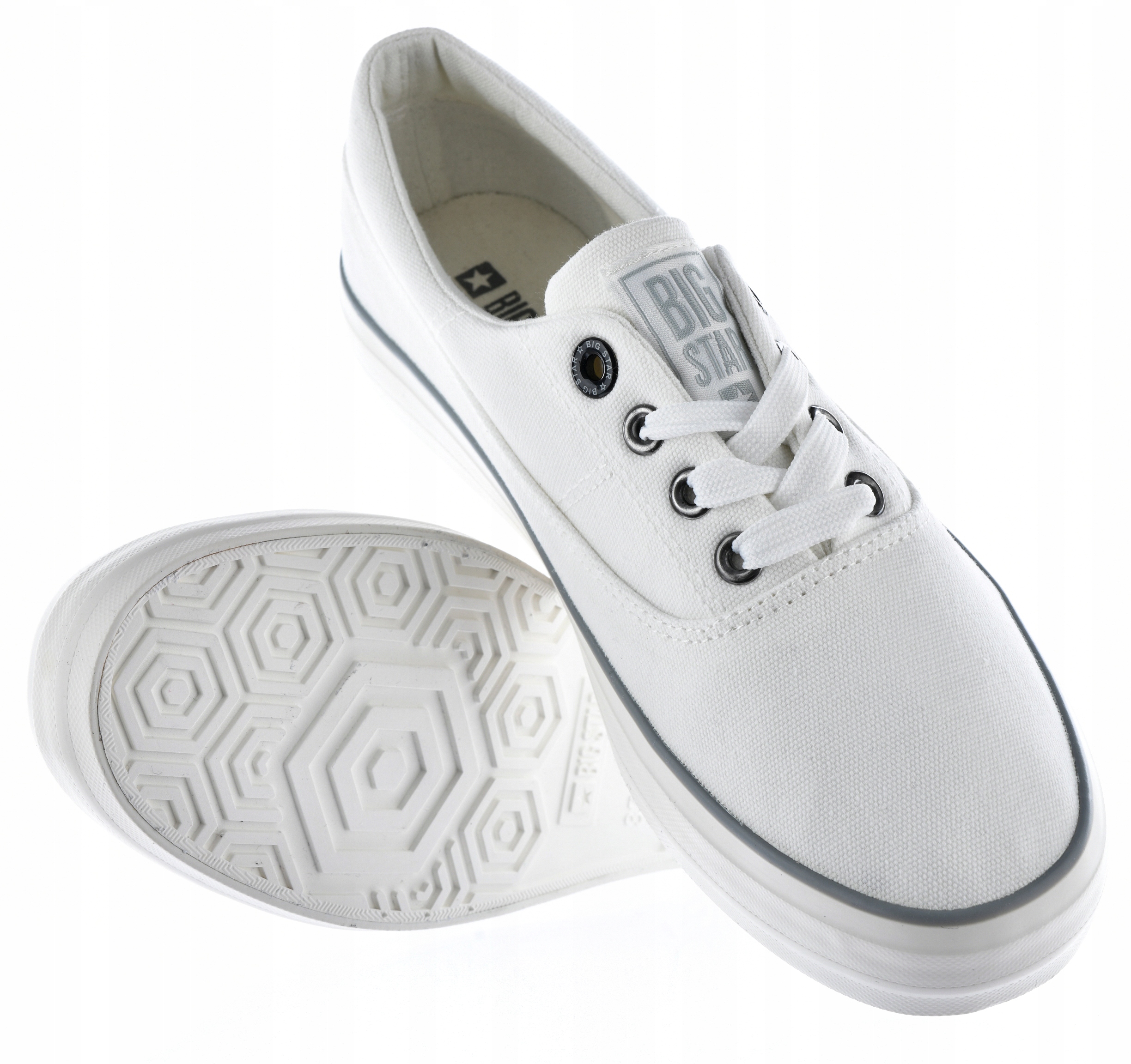 Damskie trampki Big Star tenisówki KK274017 biały 39