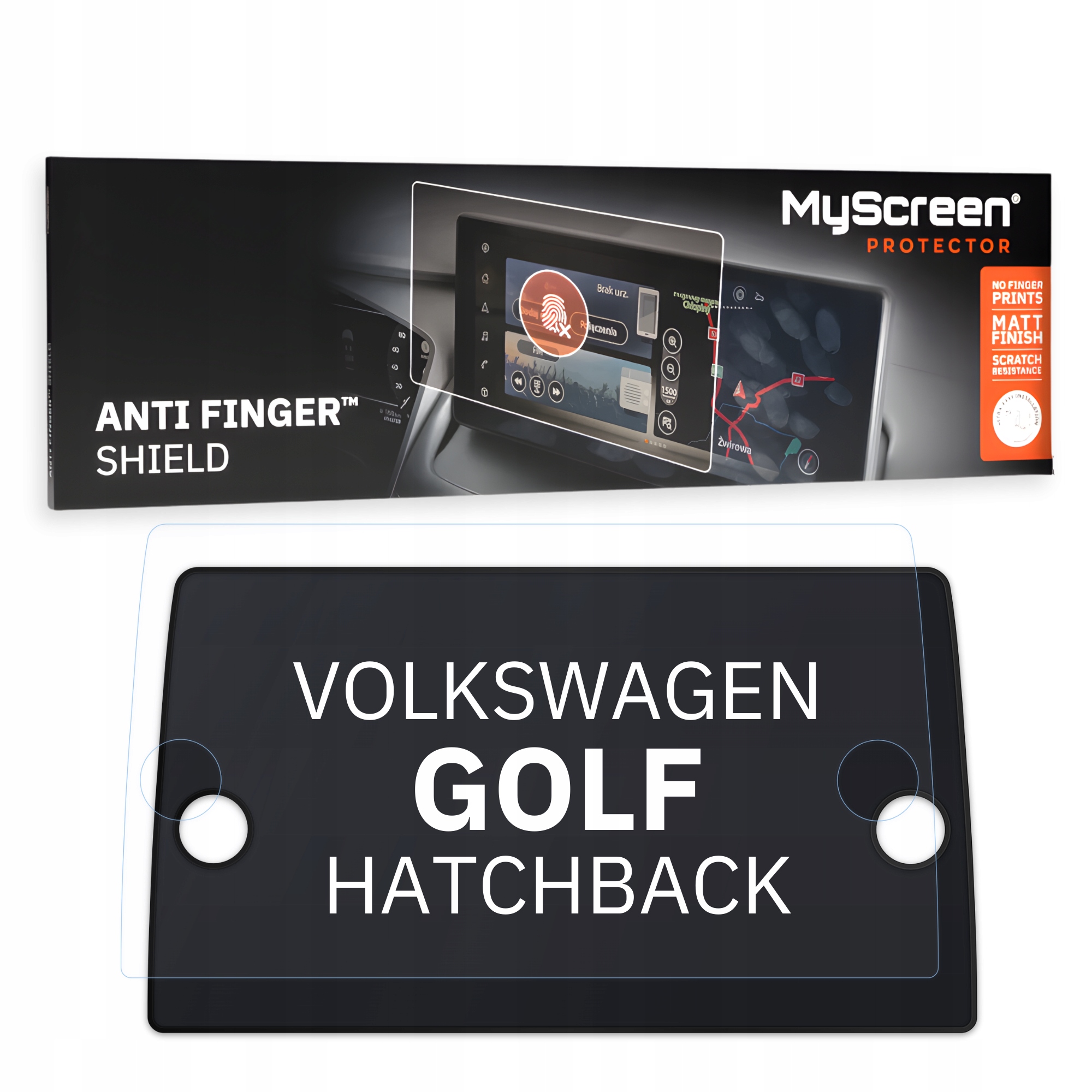 Matná fólie pro Volkswagen Golf Hatchback 2017 2020 6,5" MyScreen