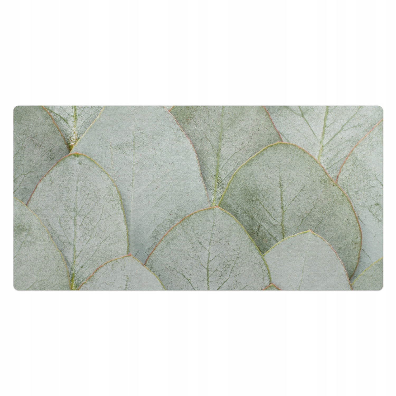 Vinylová podložka na psací stůl s potiskem Vzor listů v rovnováze 100 x 50 cm