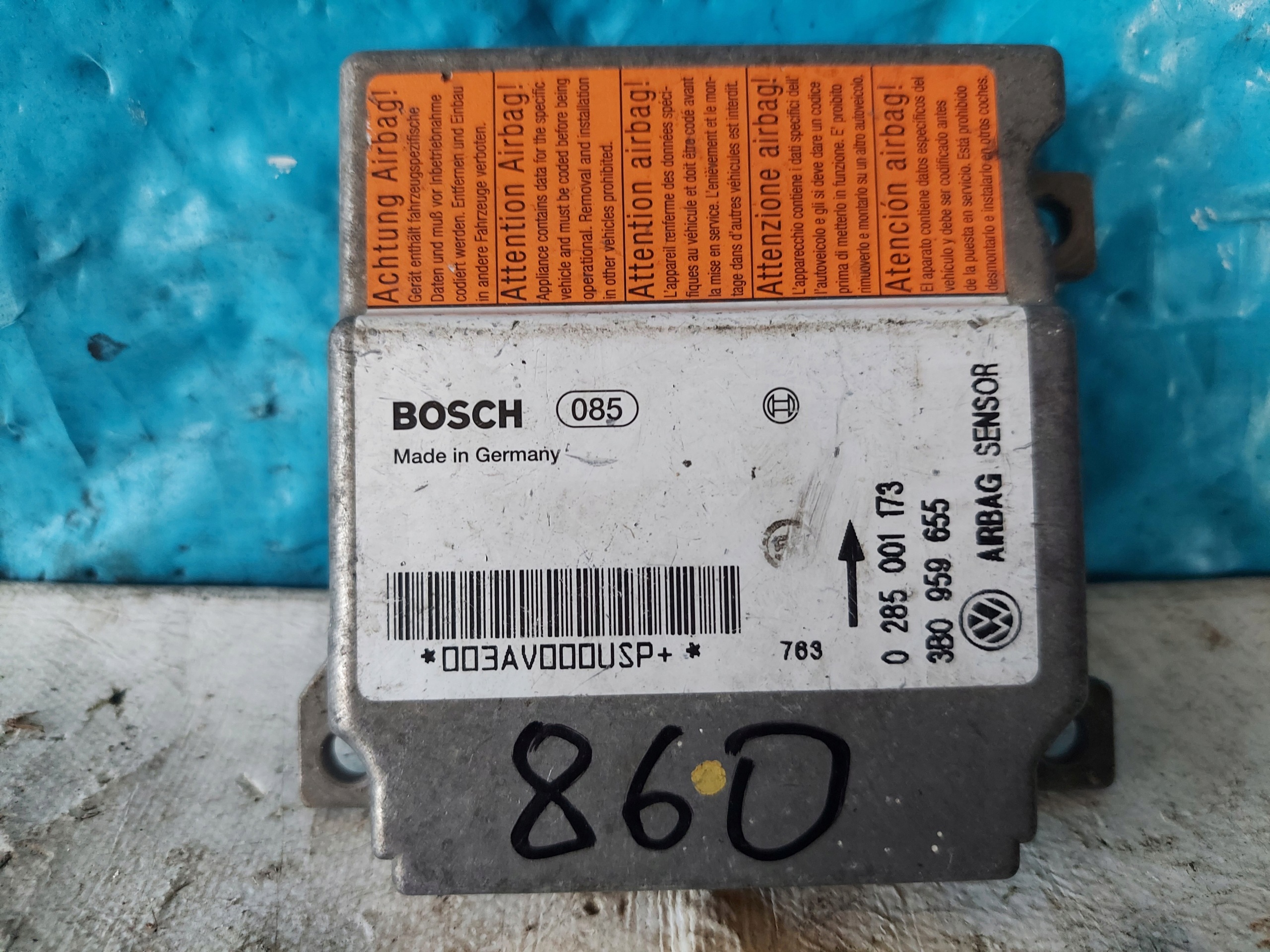 PASSAT B5 3B0959655 SENSOR AIRBAG
