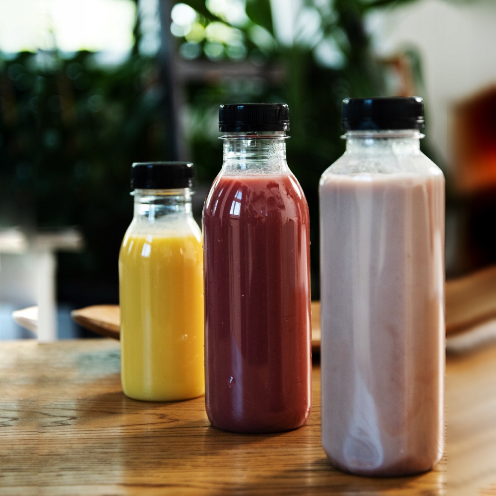 BUTELKI PLASTIKOWE PET Z NAKRĘTKAMI 250ml 50szt. Kolor przezroczysty