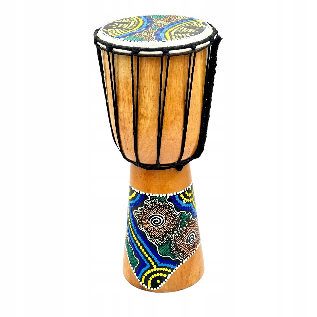 Buben Dřevěný buben Djembe Hudební nástroje z Bali Etno Dárek