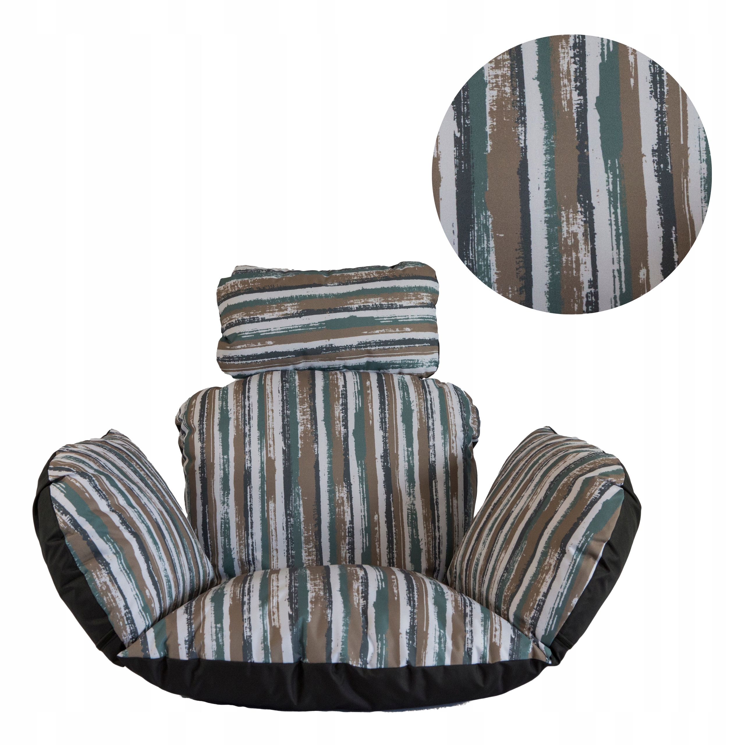 Voděodolný Polštář Na Závěsné Křeslo Zahradní Kokon Houpačka Houpačka 120