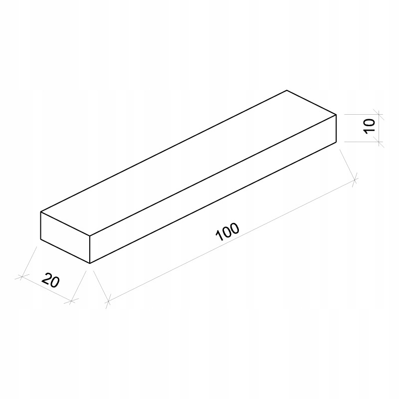 Daszek ogrodzeniowy gładki KOST-BET LONG VISION 1000x200x100 LO.02 Producent Kost-bet