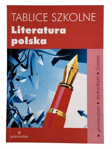 Tablice szkolne literatura polska język polski Lo