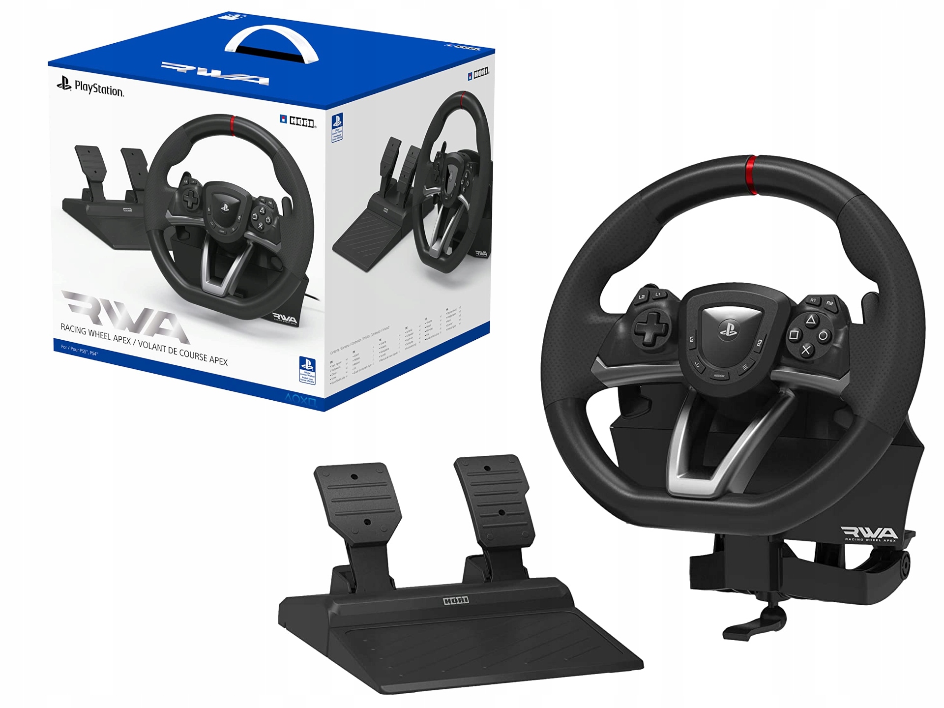 

Kierownica Hori Rwa Racing Wheel Apex PS4 PS5 Pc