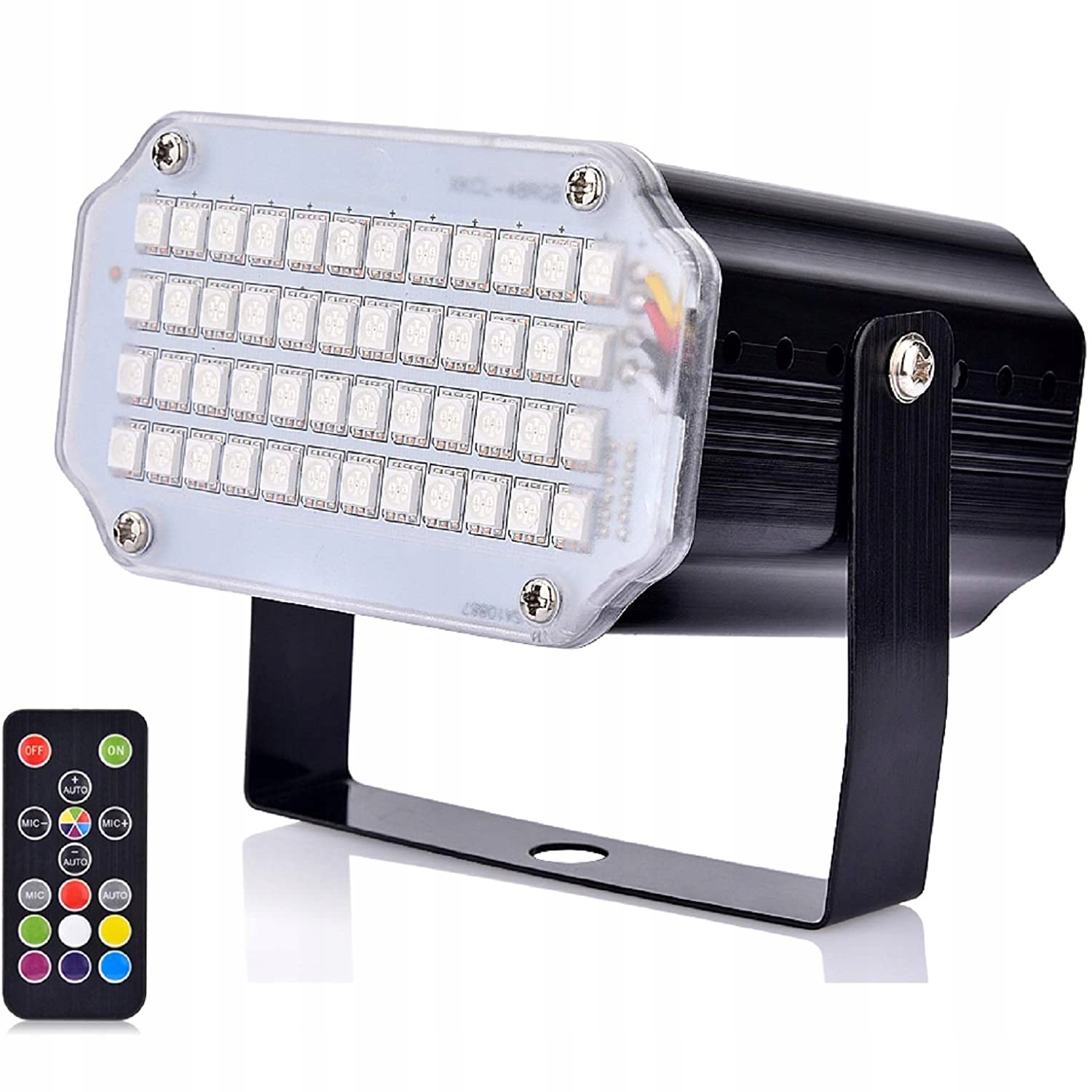 REFLEKTOR SCENICZNY DISCO LED, RGB LAMPY SCENICZNE STROBOSKOPOWE NA IMPREZY Marka Inna