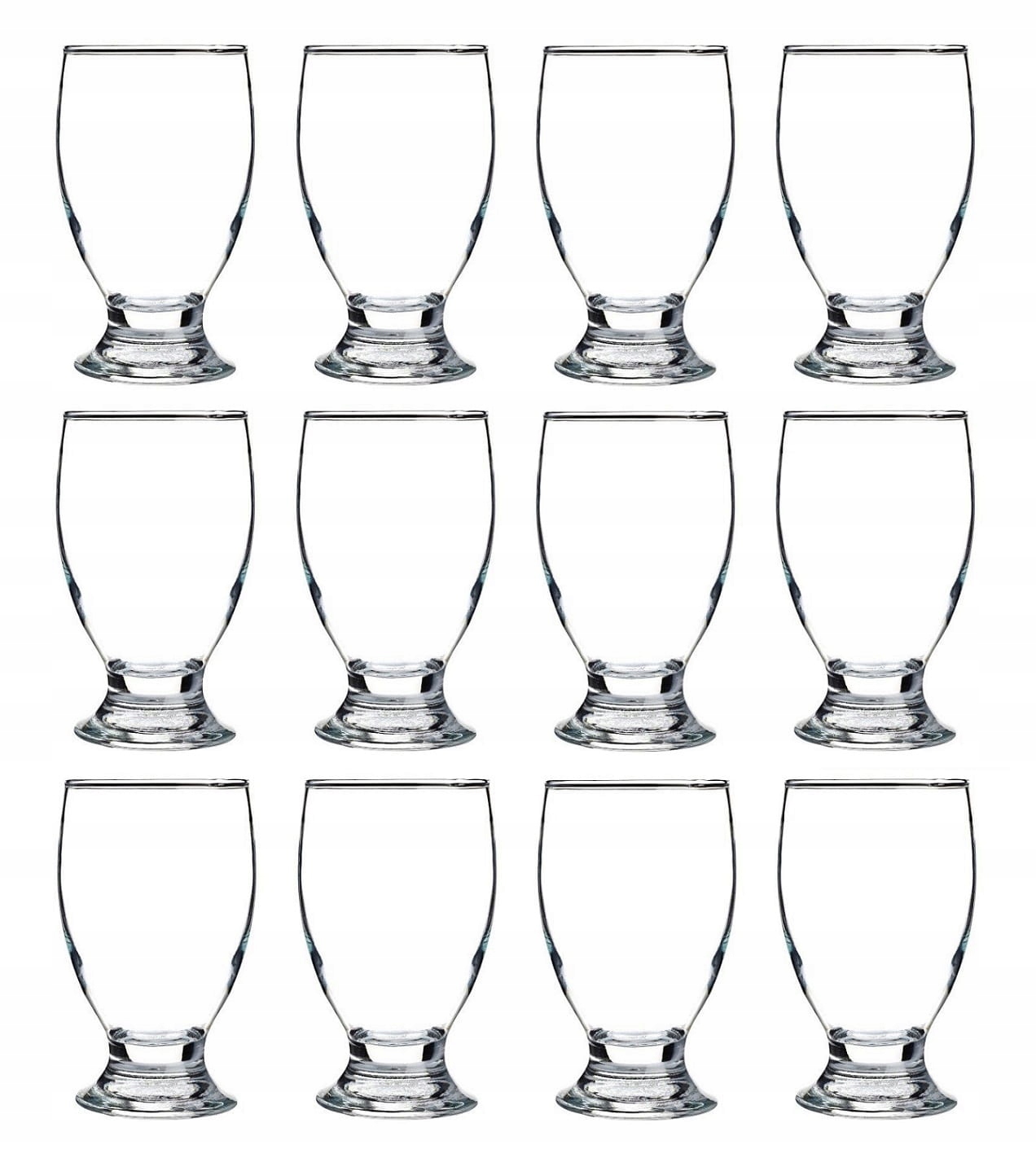 

12x Szklanka na stopce do soku drinków Capri 300ml