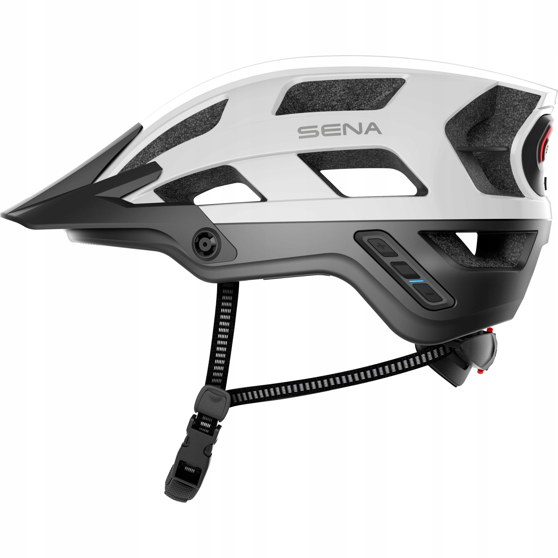 SENA KASK ROWEROWY Z INTERKOMEM M1 LED + DASZEK L M1 12205411385