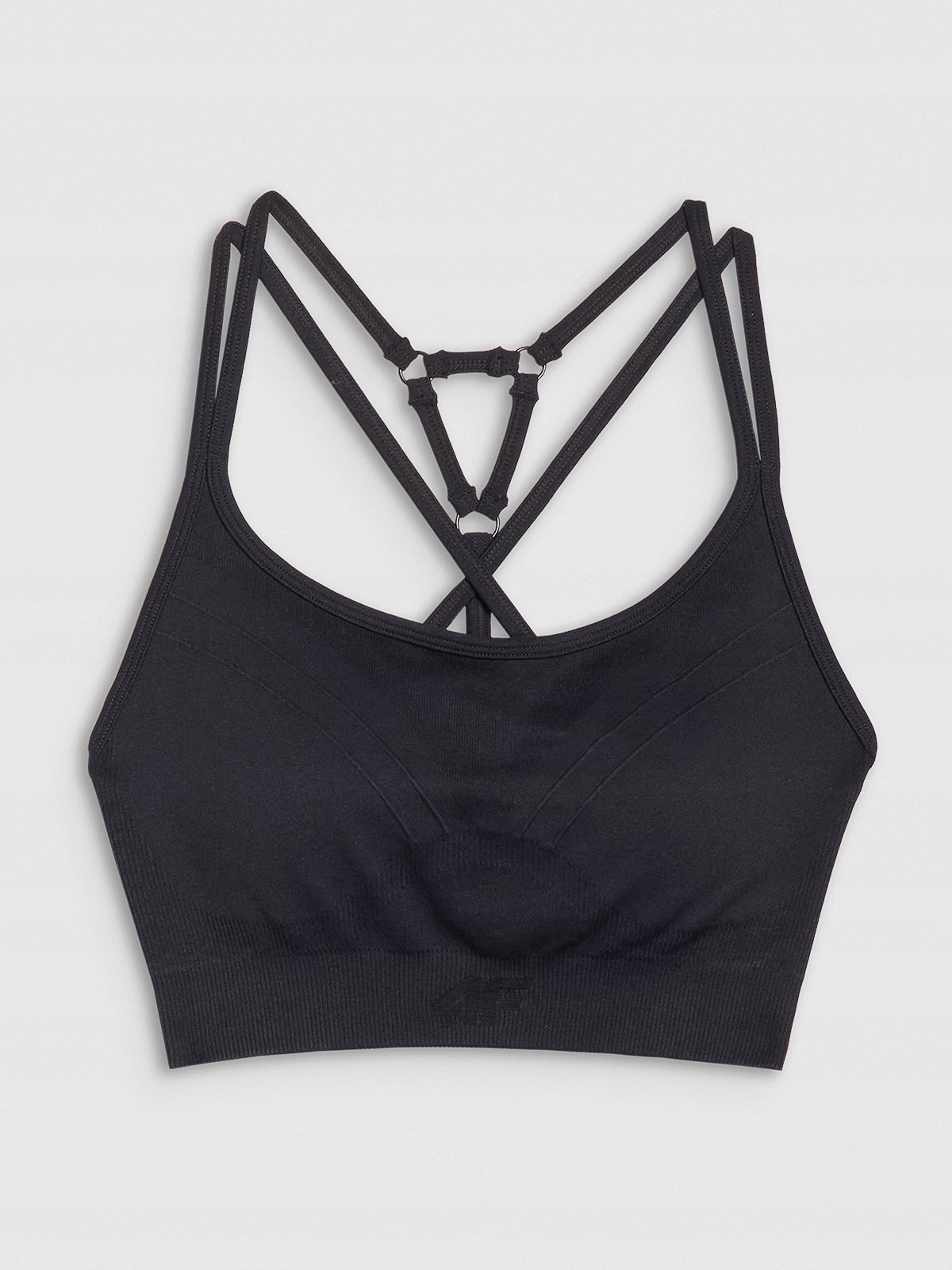 4F biustonosz sportowy treningowy 4FWSS25USBAF166 czarny