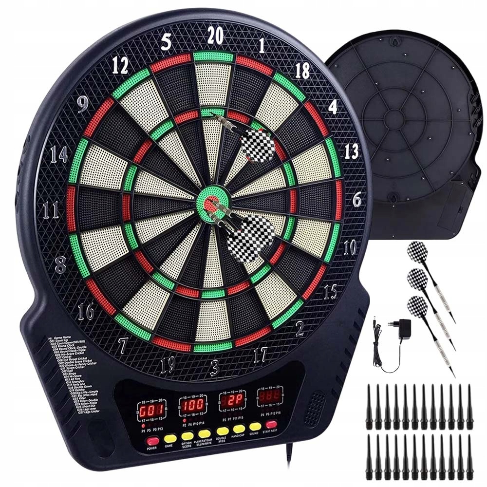 Tarcza Dart Elektroniczna Do Gry W Darta Rzutki Lotki 27 Kategorii Gier Led