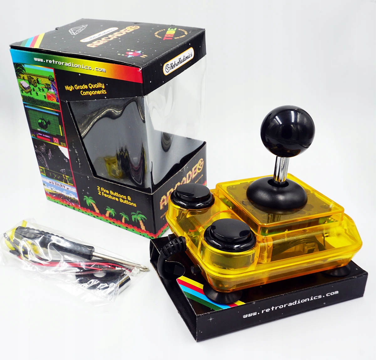 ArcadeR --- nový joystick --- Zx Spectrum Commodore Atari Amiga