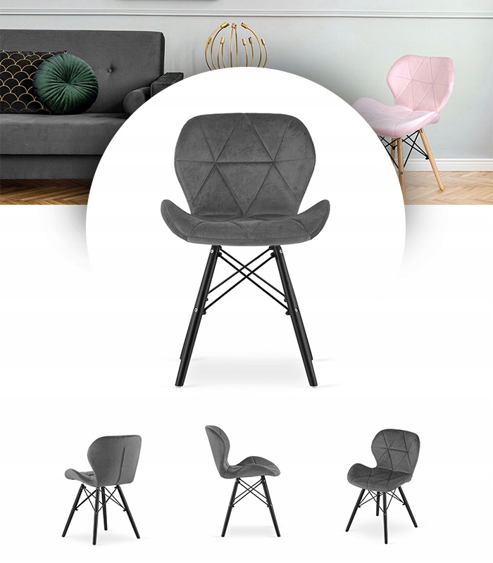 Kancelářské Křeslo Skandinávské Moderní Elegantní Měkké Sametové Ekosk