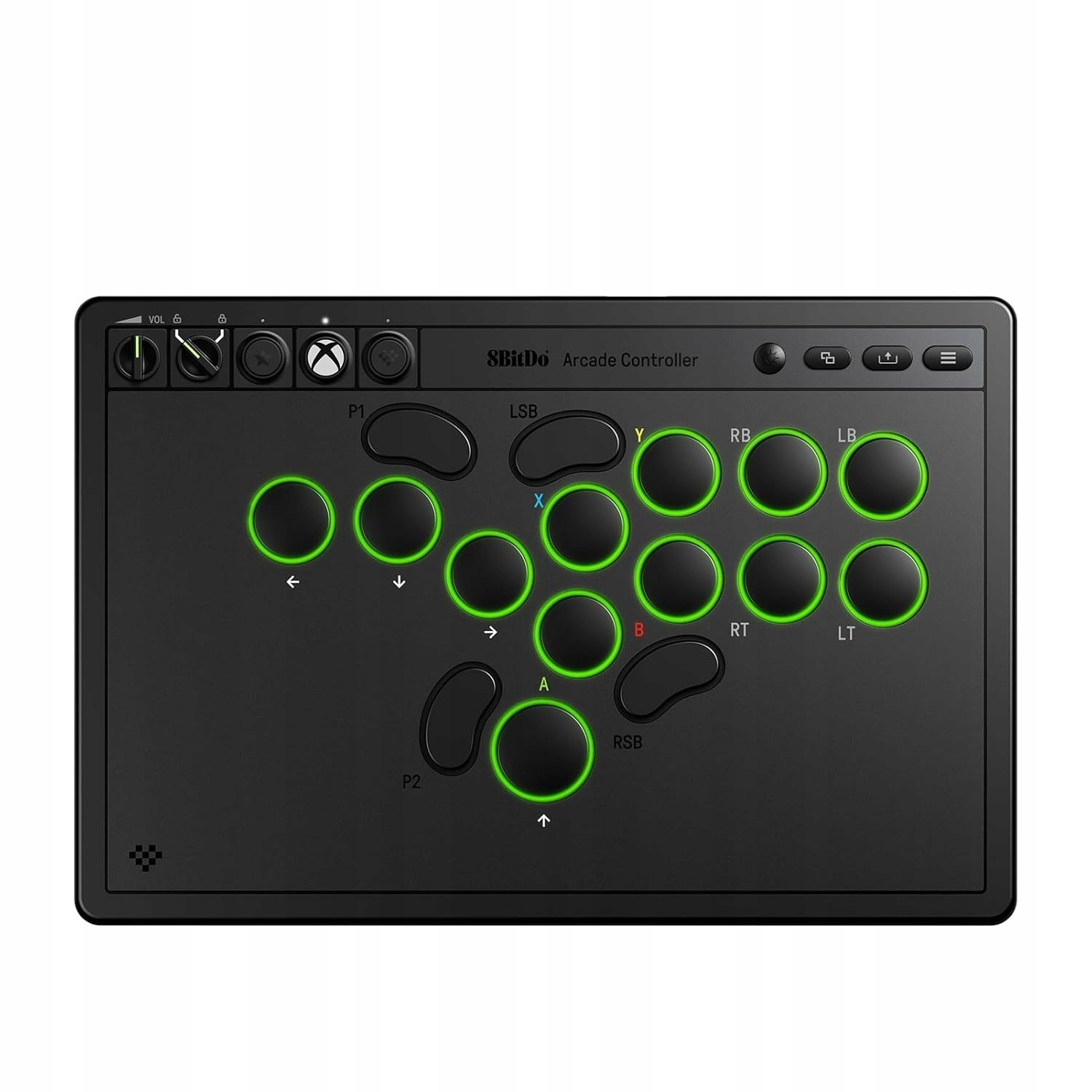 8BitDo Arcade ovladač pro Xbox a Pc Bezdrátový 2.4G, programovatelný