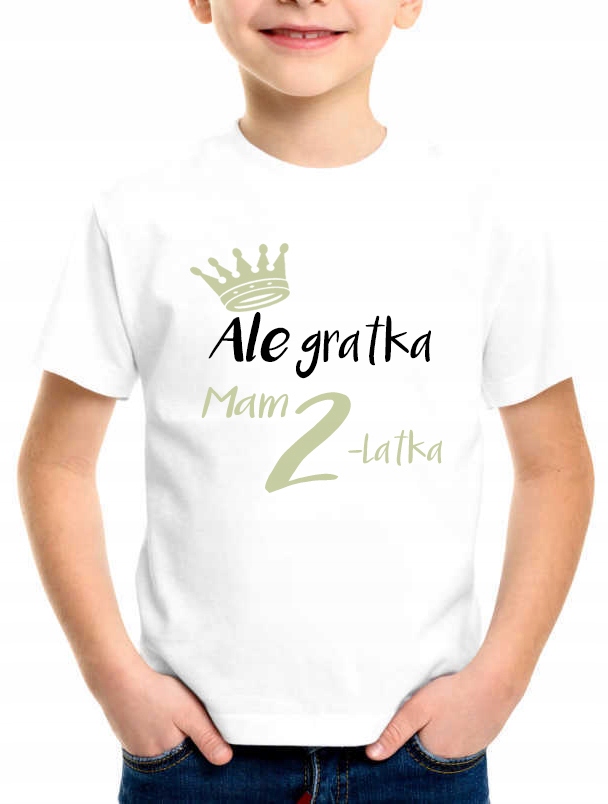 

Koszulka urodzinowa Ale Gratka Mam 2 Latka