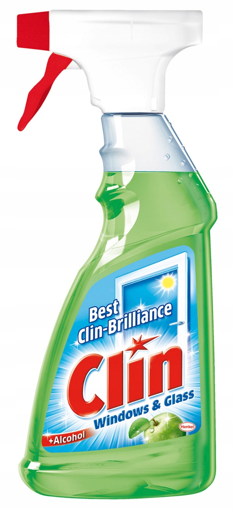 Levně 5X Clin Čistič skel a zrcadel Jablko 500 ml