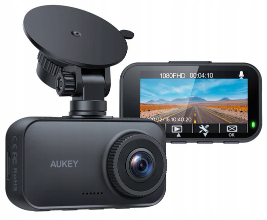 

Aukey Wideorejestrator 1080p FullHD 170° 2.7” LCD