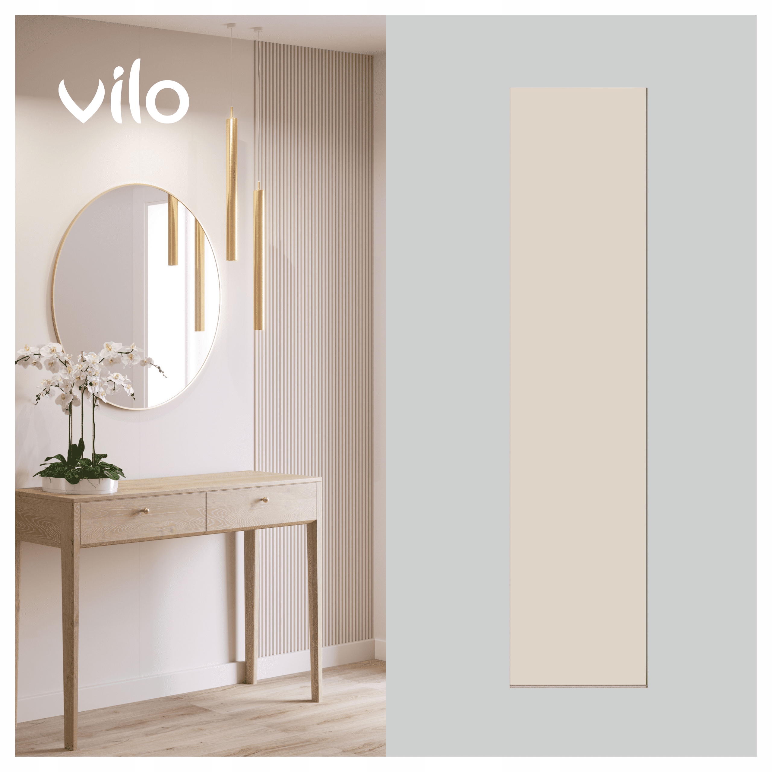 Nástěnné panely do kuchyně Koupelny 265x60 cm XL Vilo Dekorativní béžové