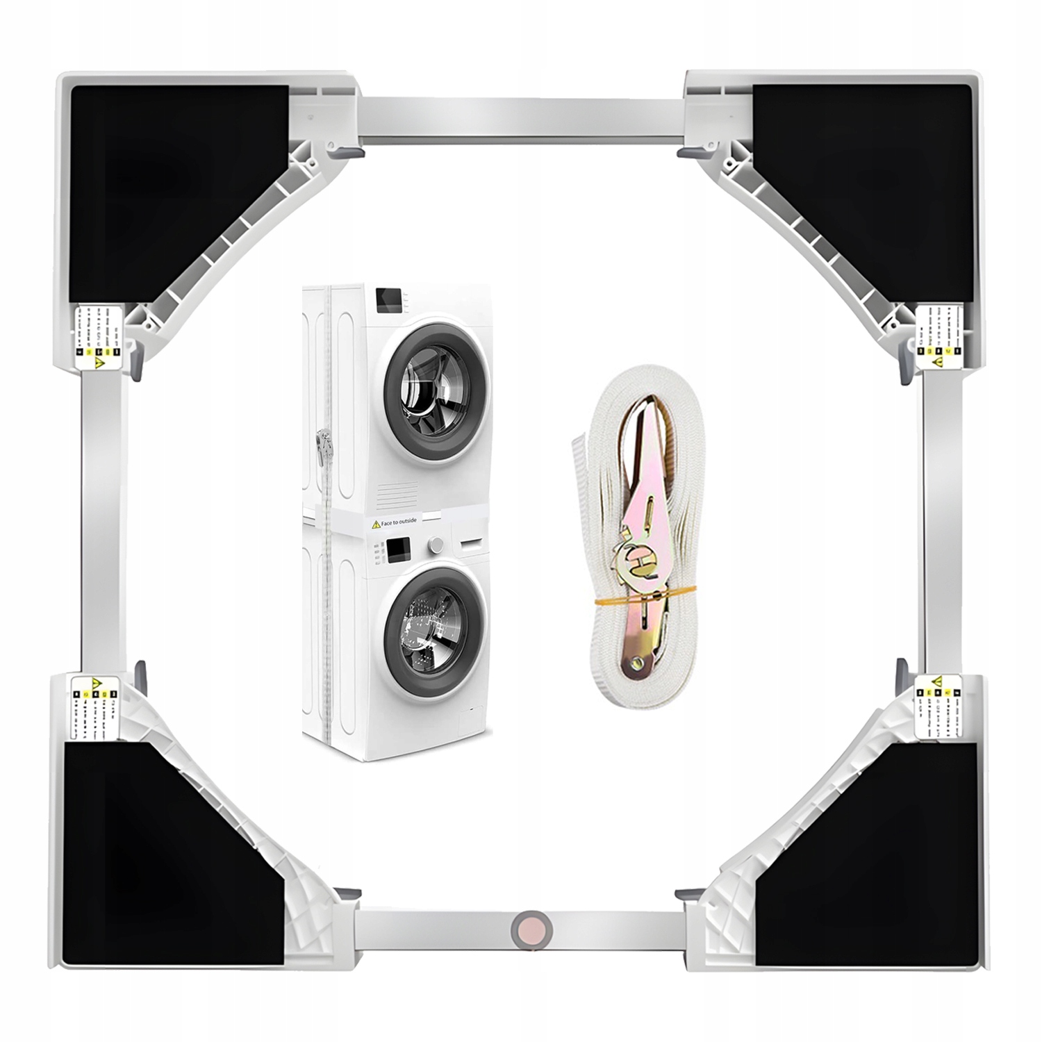 Podstawa Ruchoma Stabilna Podstawa Z Więzą Dla Pralników 46-66CM