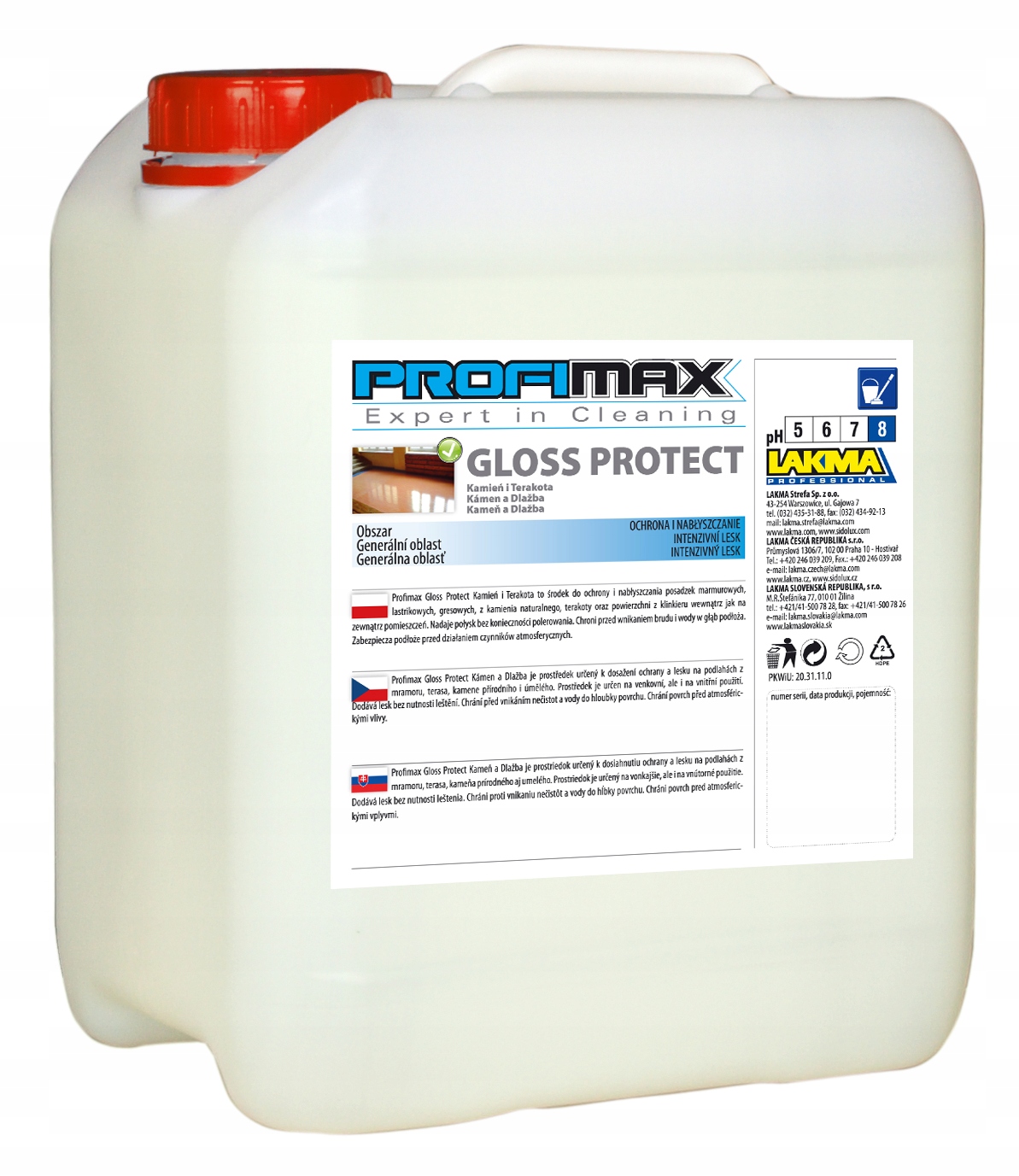 

Gloss Protect Kamień. Terakota nabł.1l