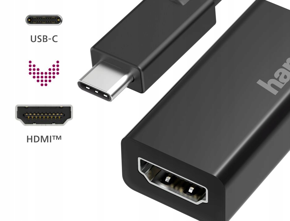 Hama Adapter Przejściówka USB-C - HDMI 4K UHD Stan opakowania oryginalne