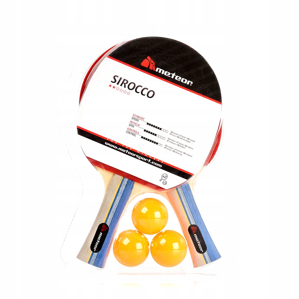 Zestaw PING PONG DONIC 5W1 rakietki PALETKI Model Sirocco