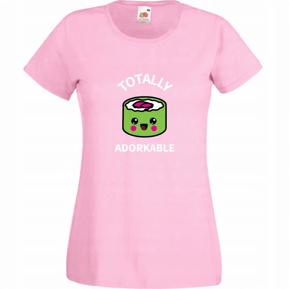 

Koszulka adorkable sushi urocze XL różowa