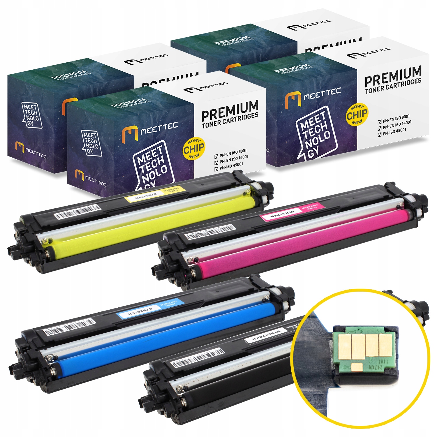 

4x Toner do Brother DCP-L3510 DCP-L3550 TN247