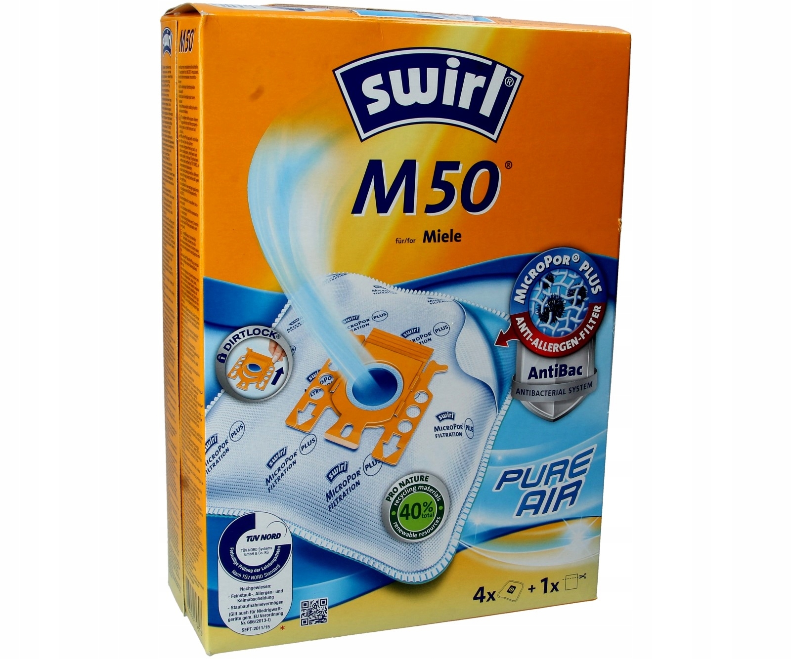 

Worki Swirl M50 do odkurzacza Miele 4szt.