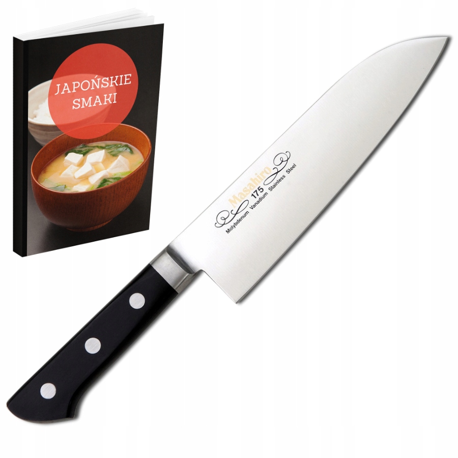 Nôž Masahiro MV Santoku 17,5 cm univerzálny nôž z japonskej ocele