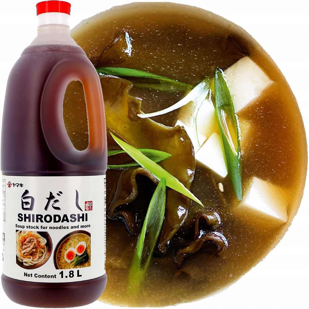 Levně Omáčka Shiro Dashi Základ na polévky a těstoviny 1800 ml Soup Stock 1,8 Litra Yamaki