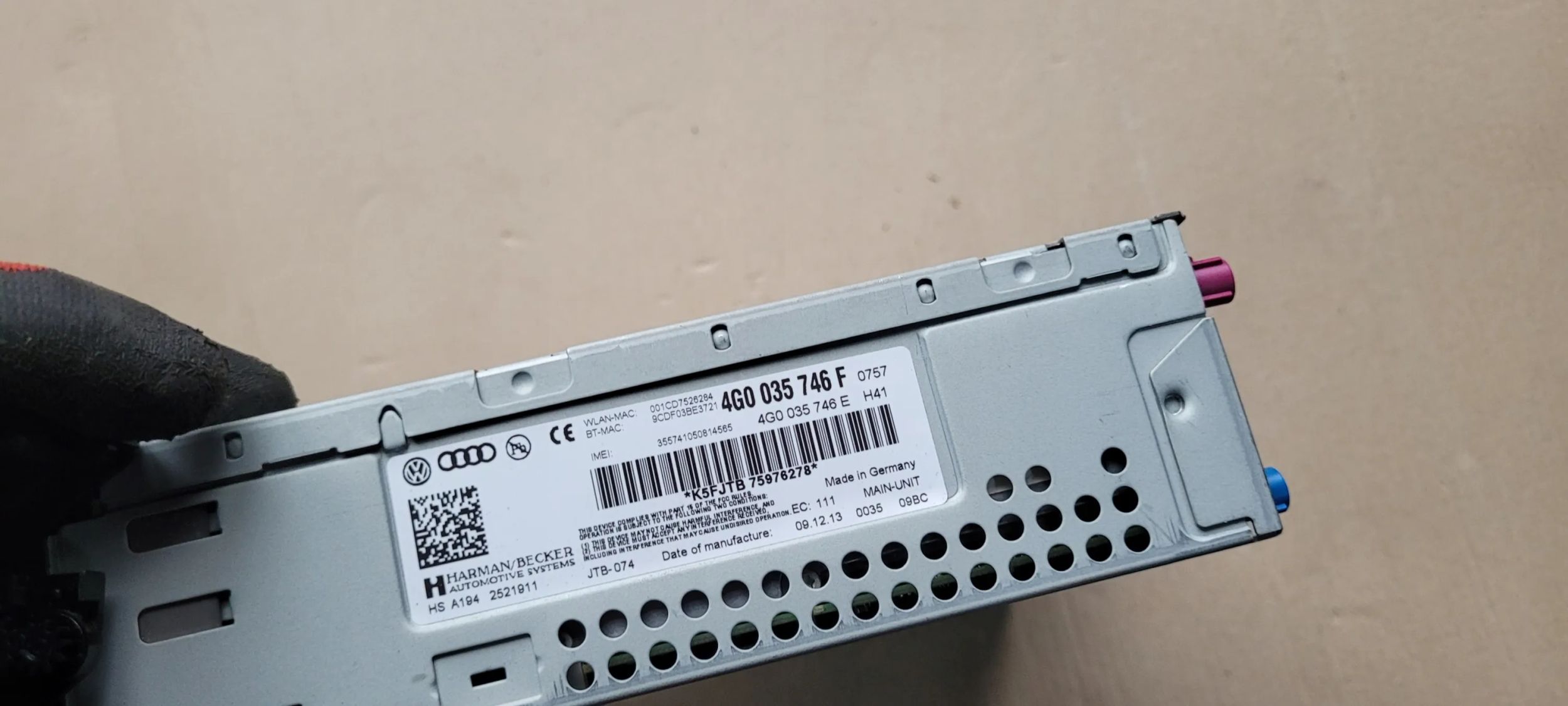 S7 4G A7 MULTIMEDIA player JEDNOSTKA MMI S6 C7 A6
