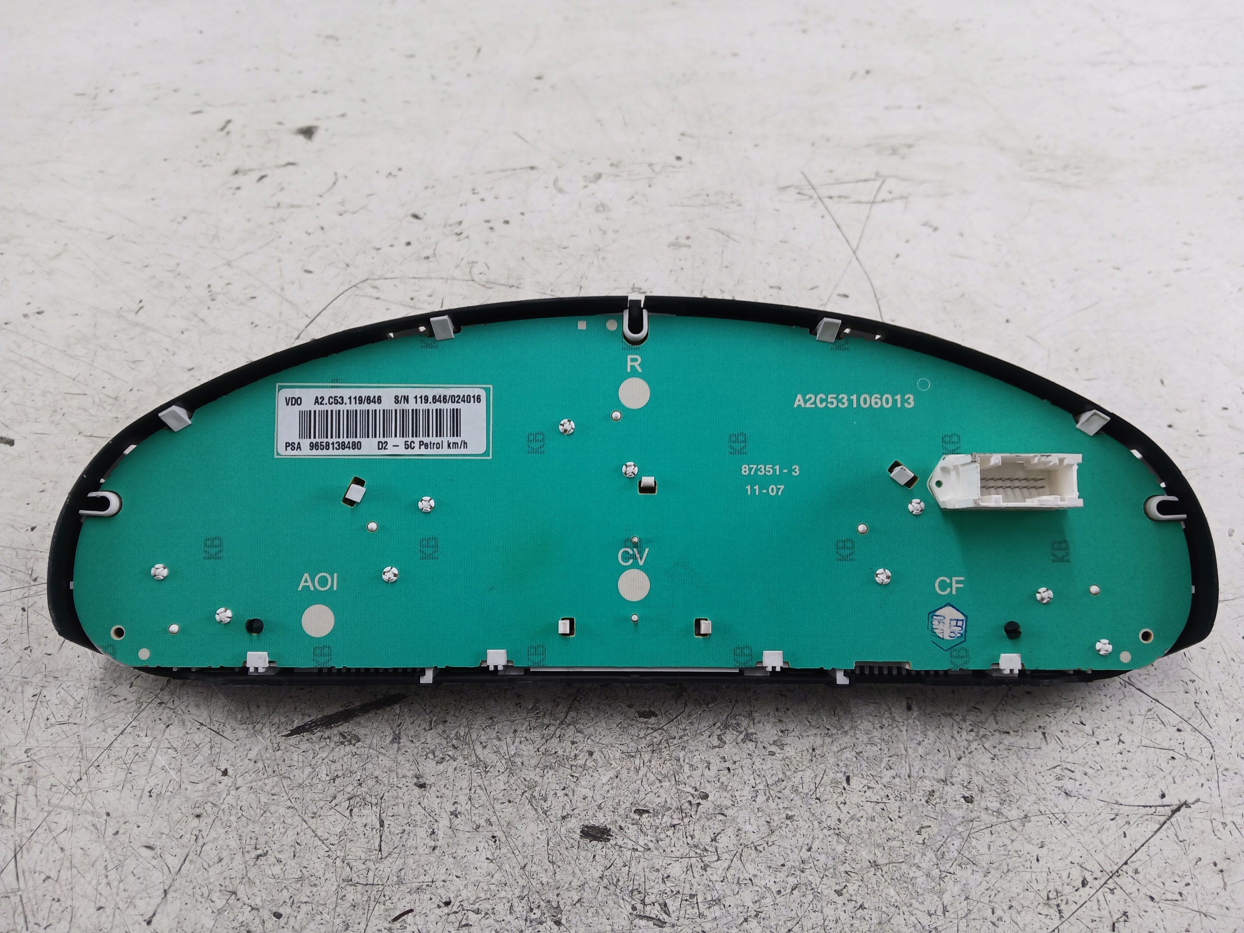 PEUGEOT 407 2.0 HDI dials dials 9658138480