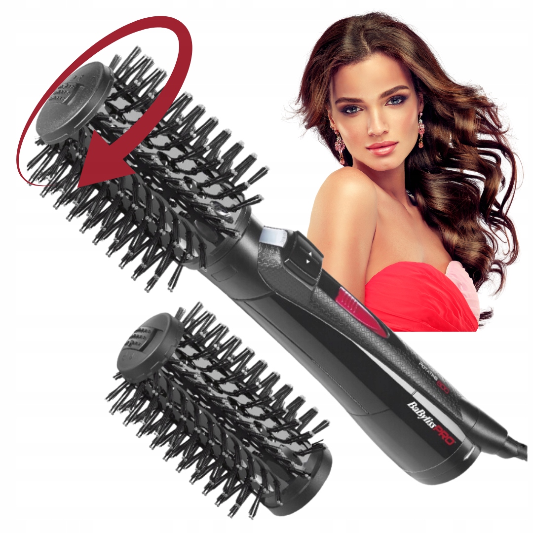 Suszarko-lokówka Obrotowa Babyliss Pro Rotating 700W jonizacja 2 szczotki