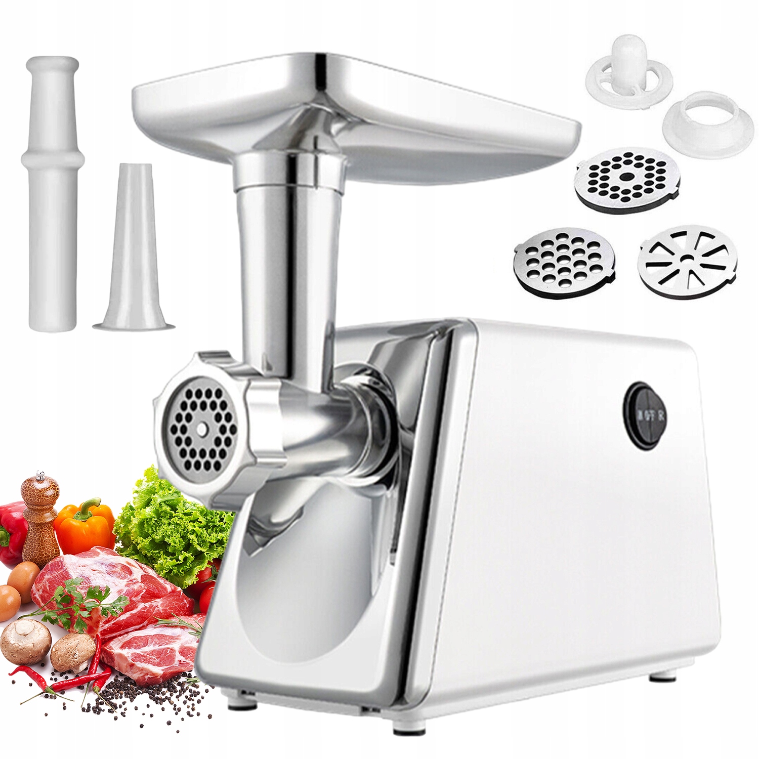 Elektrický Mlýnek Na Maso 800 W Tryska Na Klobásy Skartovačka