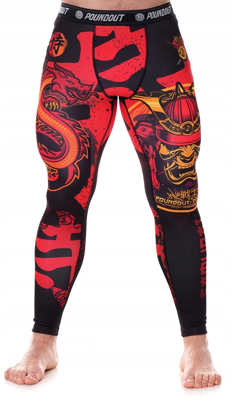 Poundout Pánské sportovní legíny Samurai M