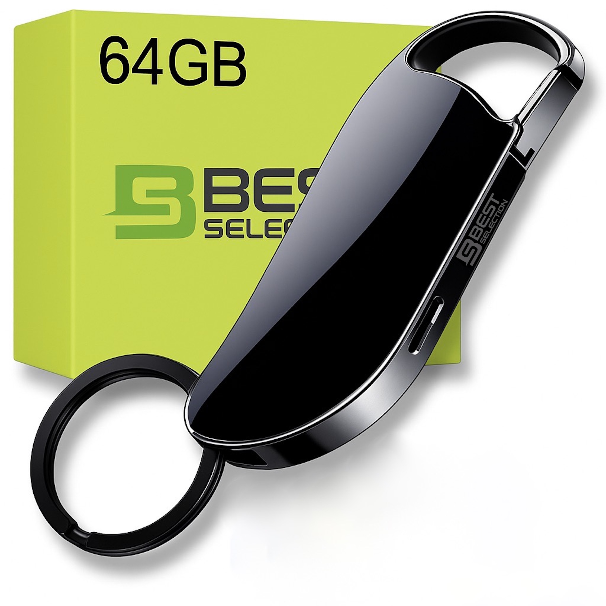 Špionážny diktafón Mini Odpočúvanie Detekcia hlasu Malý rekordér Kľúčenka