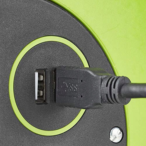 NEDIS Przedłużacz Bębnowy 10m 3000W 16A Zielony Czarny 230V 50/60Hz — miniatura 2